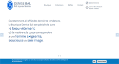 Desktop Screenshot of denise-bal.fr