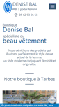 Mobile Screenshot of denise-bal.fr