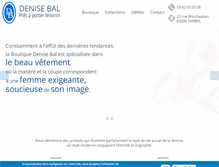 Tablet Screenshot of denise-bal.fr
